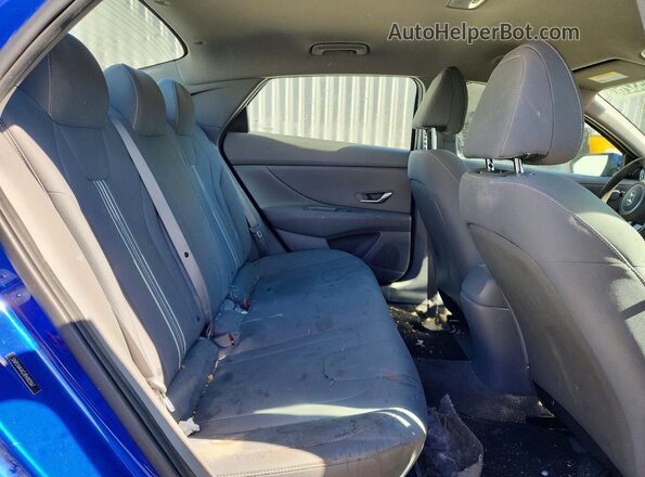 5NPLM4AG1PH102067 2023 HYUNDAI ELANTRA Blue Вид задніх сидінь