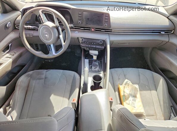 5NPLM4AG1PH102067 2023 HYUNDAI ELANTRA Blue Вид панелі приладів