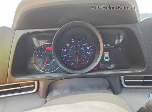 5NPLM4AG1PH102067 2023 HYUNDAI ELANTRA Blue Вид щитка приладів