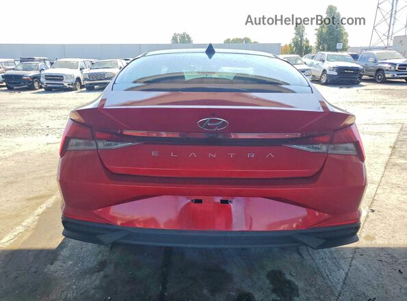 5NPLM4AG3PH102863 2023 HYUNDAI ELANTRA Red Widok z tyłu