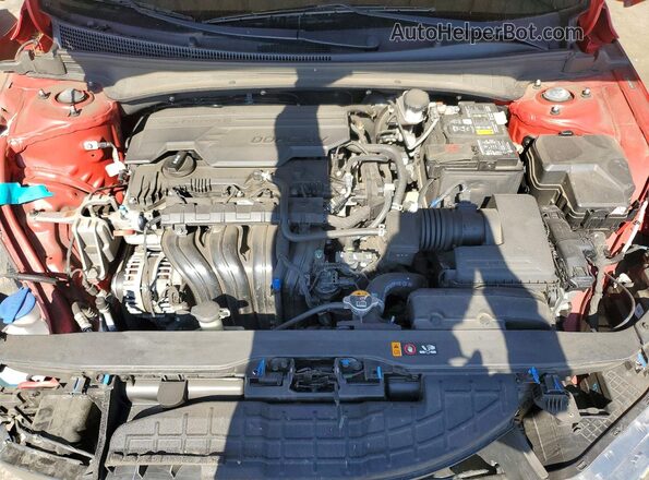 5NPLM4AG3PH102863 2023 HYUNDAI ELANTRA Red Widok wnętrza z tyłu