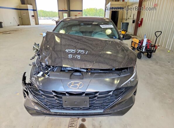 5NPLM4AG3PH118190 2023 HYUNDAI ELANTRA Gray Front view