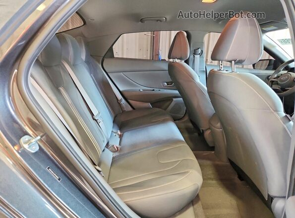 5NPLM4AG3PH118190 2023 HYUNDAI ELANTRA Gray Rear seats view