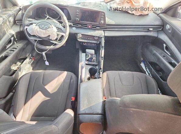 5NPLM4AG4MH006333 2021 HYUNDAI ELANTRA Белый Вид панели приборов