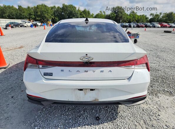 5NPLM4AG4MH006333 2021 HYUNDAI ELANTRA Белый Вид сзади