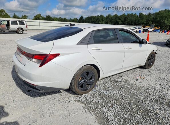 5NPLM4AG4MH006333 2021 HYUNDAI ELANTRA Белый Задняя правая четверть
