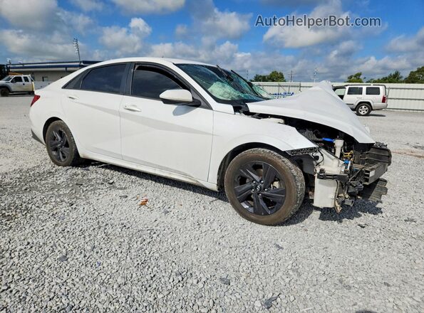 5NPLM4AG4MH006333 2021 HYUNDAI ELANTRA Белый Передняя правая четверть