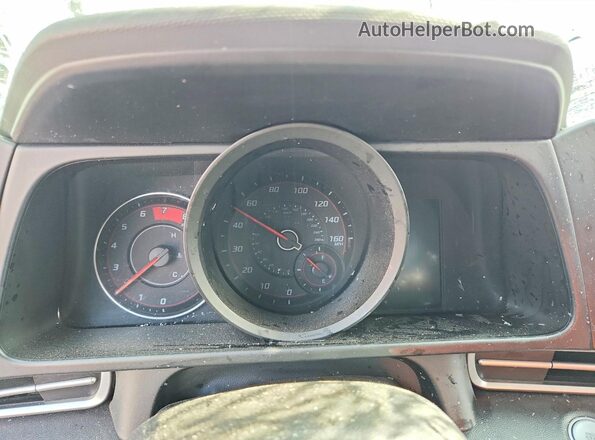 5NPLM4AG4MH006333 2021 HYUNDAI ELANTRA Белый Вид щитка приборов