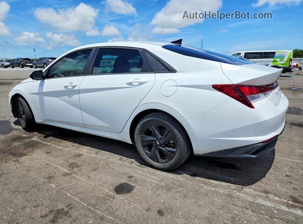 5NPLM4AG4MH025822 2021 HYUNDAI ELANTRA White Հետևի ձախ
