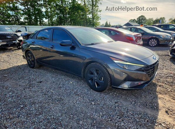 5NPLM4AG6MH044260 2021 HYUNDAI ELANTRA Угольный Передняя правая четверть