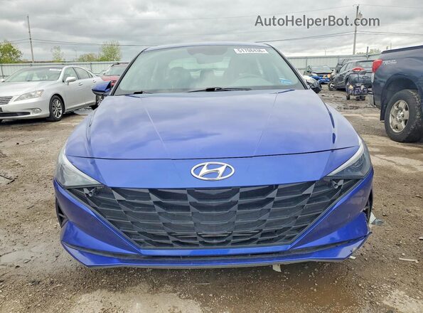 5NPLM4AG6PH115221 2023 HYUNDAI ELANTRA Blue Դիմացի տեսք
