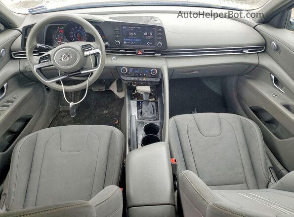 5NPLM4AG6PH115221 2023 HYUNDAI ELANTRA Blue Առջևի վահանակի տեսք