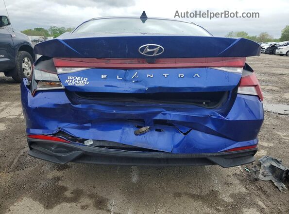 5NPLM4AG6PH115221 2023 HYUNDAI ELANTRA Blue Հետևի տեսք