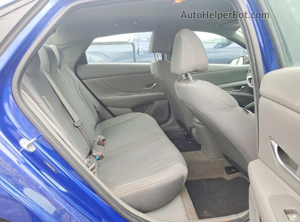 5NPLM4AG6PH115221 2023 HYUNDAI ELANTRA Blue Հետևի նստատեղերի տեսք