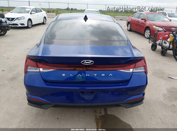 5NPLM4AG8MH023698 2021 HYUNDAI ELANTRA Синий 