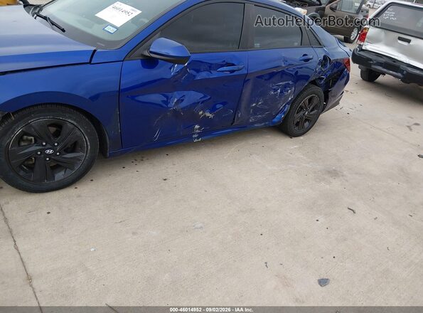 5NPLM4AG8MH023698 2021 HYUNDAI ELANTRA Синий 