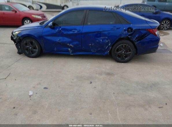 5NPLM4AG8MH023698 2021 HYUNDAI ELANTRA Синий Панорамный вид салона 360°