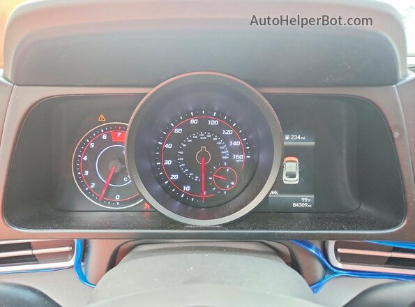 5NPLM4AG8PH104611 2023 HYUNDAI ELANTRA Black Instrument cluster view