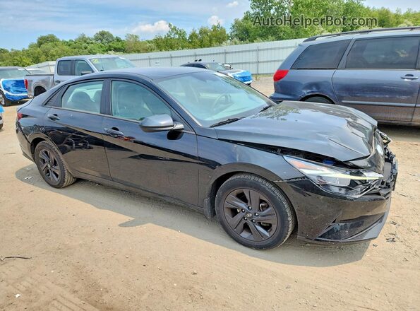 5NPLM4AG9NH075441 2022 HYUNDAI ELANTRA Black Передня права чверть