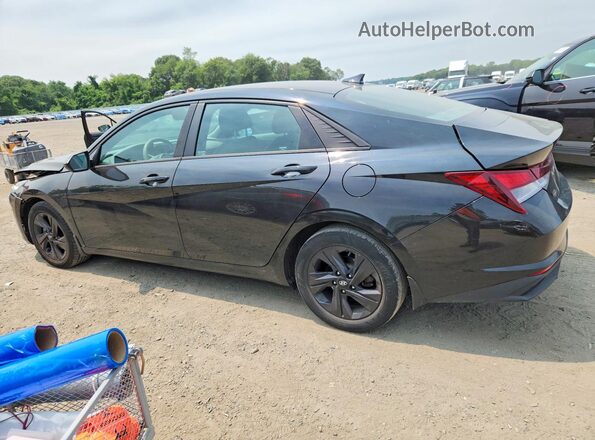 5NPLM4AG9NH075441 2022 HYUNDAI ELANTRA Black Задня ліва чверть