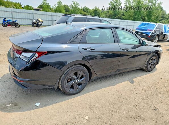 5NPLM4AG9NH075441 2022 HYUNDAI ELANTRA Black Задня права чверть