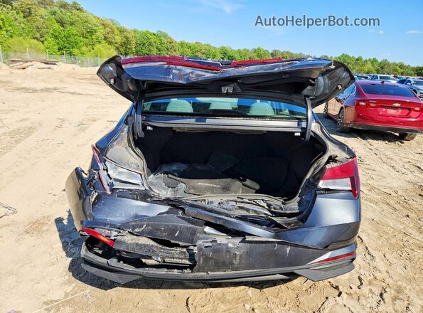 5NPLM4AG9NH075990 2022 HYUNDAI ELANTRA Gray Rear view