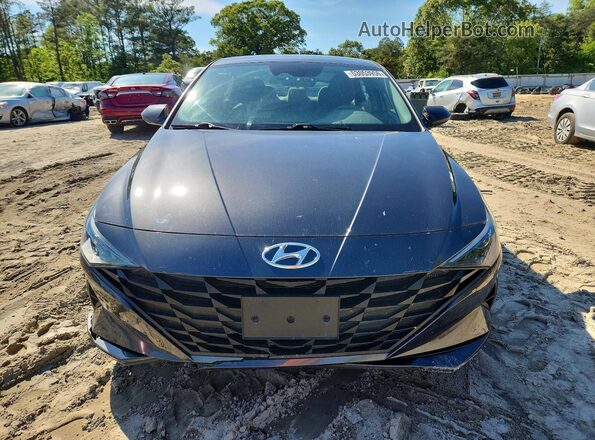 5NPLM4AG9NH075990 2022 HYUNDAI ELANTRA Gray Front view