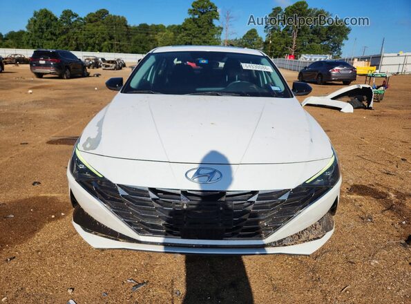 5NPLN4AG3MH019992 2021 HYUNDAI ELANTRA White Vista frontal