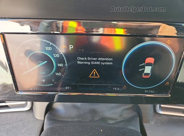 5NPLN4AG3MH019992 2021 HYUNDAI ELANTRA White Vista del cuadro de instrumentos