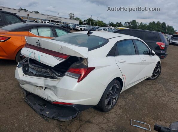 5NPLN4AG5MH022277 2021 HYUNDAI ELANTRA White Հետևի աջ