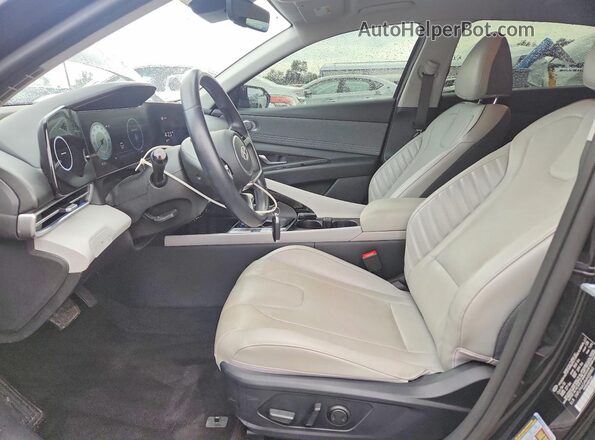 5NPLP4AG4MH000863 2021 HYUNDAI ELANTRA Black Front interior view