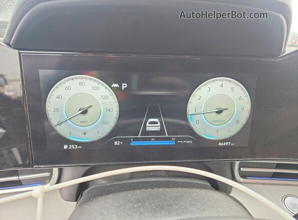 5NPLP4AG4MH000863 2021 HYUNDAI ELANTRA Black Instrument cluster view