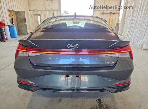 5NPLP4AG8NH077737 2022 HYUNDAI ELANTRA Угольный Вид сзади