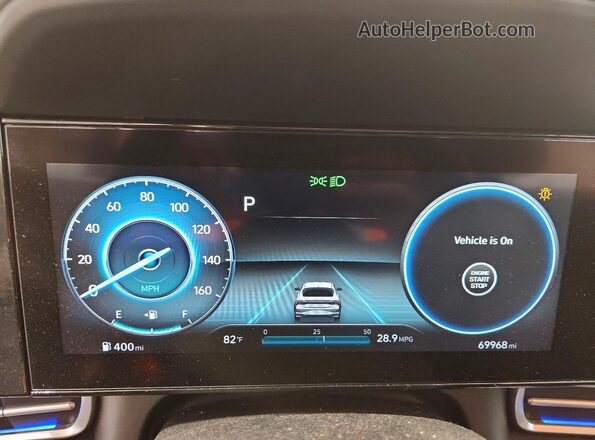 5NPLP4AG8NH077737 2022 HYUNDAI ELANTRA Угольный Вид щитка приборов
