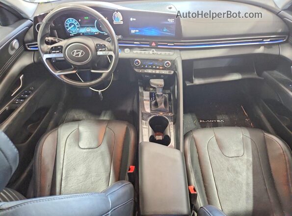 5NPLP4AG8NH077737 2022 HYUNDAI ELANTRA Угольный Вид панели приборов