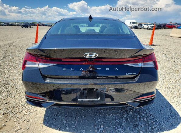 5NPLP4AG9MH026214 2021 HYUNDAI ELANTRA Черный Вид сзади