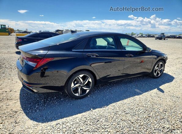 5NPLP4AG9MH026214 2021 HYUNDAI ELANTRA Черный Задняя правая четверть