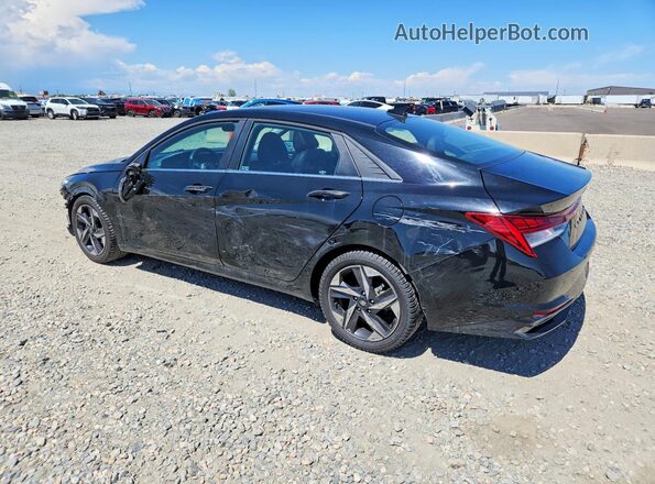5NPLP4AG9MH026214 2021 HYUNDAI ELANTRA Черный Задняя левая четверть
