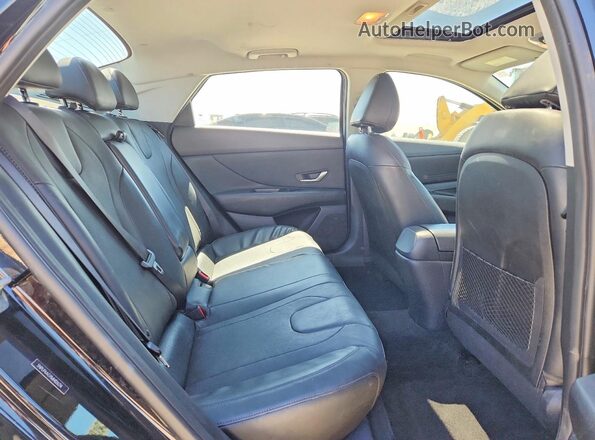 5NPLP4AG9MH026214 2021 HYUNDAI ELANTRA Черный Вид задних сидений