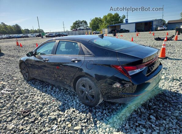 5NPLS4AG3MH031178 2021 HYUNDAI ELANTRA Black უკანა მარცხენა