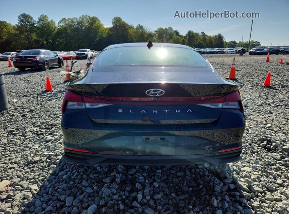 5NPLS4AG3MH031178 2021 HYUNDAI ELANTRA Black უკანა ხედი