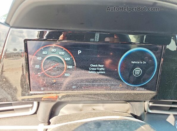 5NPLS4AG3NH056325 2022 HYUNDAI ELANTRA Silver Вид щитка приладів