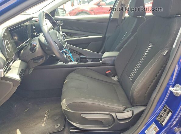 5NPLS4AG4MH019654 2021 HYUNDAI ELANTRA Blue წინა სალონის ხედი