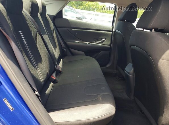 5NPLS4AG4MH019654 2021 HYUNDAI ELANTRA Blue უკანა სავარძლების ხედი