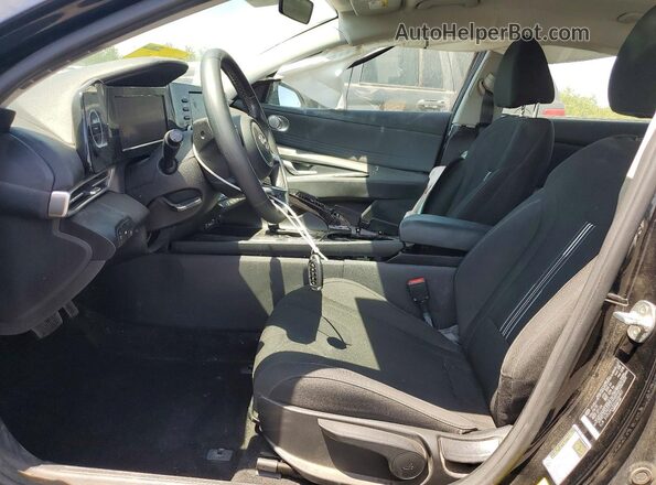 5NPLS4AG5NH086801 2022 HYUNDAI ELANTRA Charcoal წინა სალონის ხედი