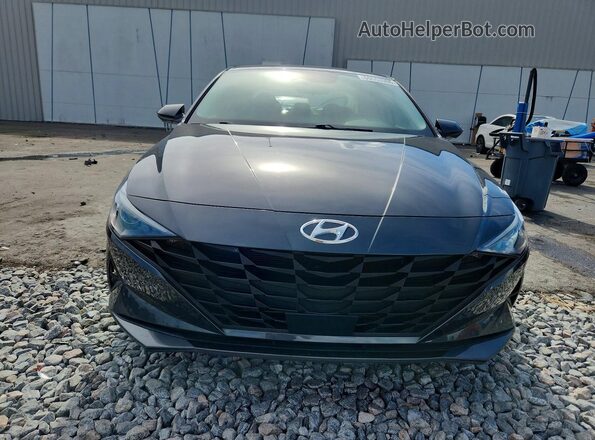 5NPLS4AG7MH041101 2021 HYUNDAI ELANTRA Gray წინა ხედი