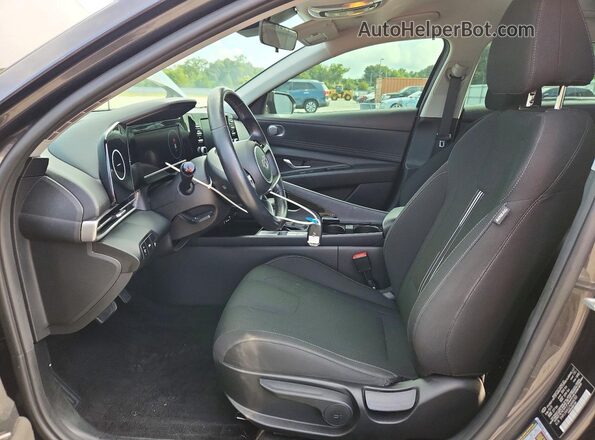 5NPLS4AG7MH041101 2021 HYUNDAI ELANTRA Gray წინა სალონის ხედი