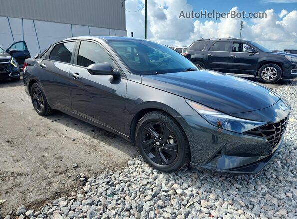 5NPLS4AG7MH041101 2021 HYUNDAI ELANTRA Gray წინა მარჯვენა
