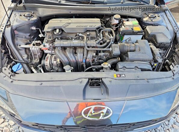 5NPLS4AG7MH041101 2021 HYUNDAI ELANTRA Gray უკანა სალონის ხედი