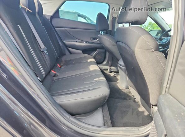 5NPLS4AG7MH041101 2021 HYUNDAI ELANTRA Gray უკანა სავარძლების ხედი